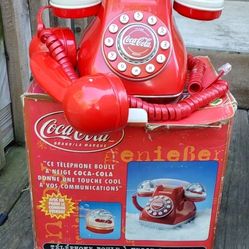 Coca-Cola Phone, Two Receivers With Box