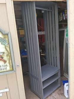Entrance shoe/jacket  shelves
