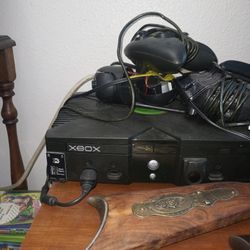 Original Xbox With Upgraded Black Chip And Hard Drive And Tester Games Original Copies 