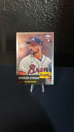 2022 Topps Chrome Spencer Strider RC  #186 