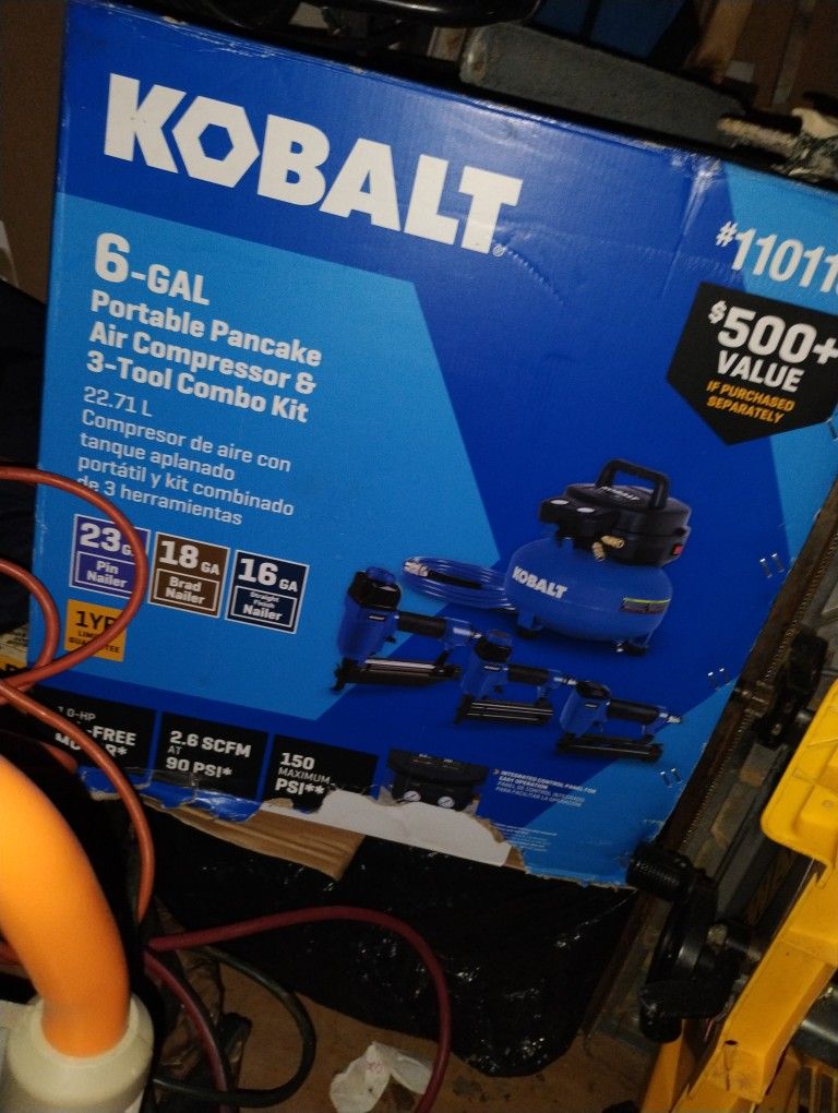 Kobalt Air Compressor Combo