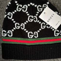 Black GG Beanie