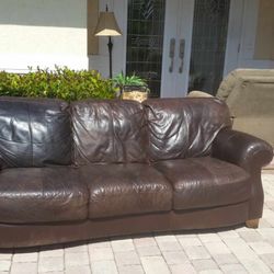 Leather Sofa 