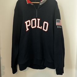 Polo Ralph Lauren USA Sweater Fleece Size XL