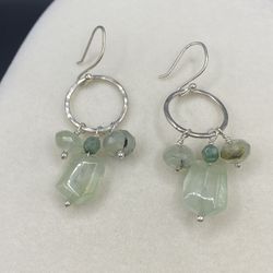Sterling Silver Stone Earrings 