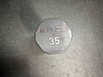 ETHOS 35 LB Hex Dumbbell — Single