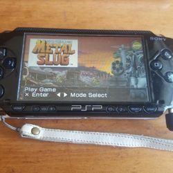 BLACK PSP WITH GAME: Metal Slug