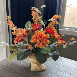 Plastic Flower In Pot 