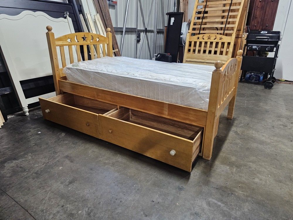 Twin Bed And Mattress