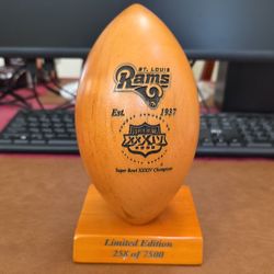 1999 St. Louis Rams Super Bowl Limited Edition Football 