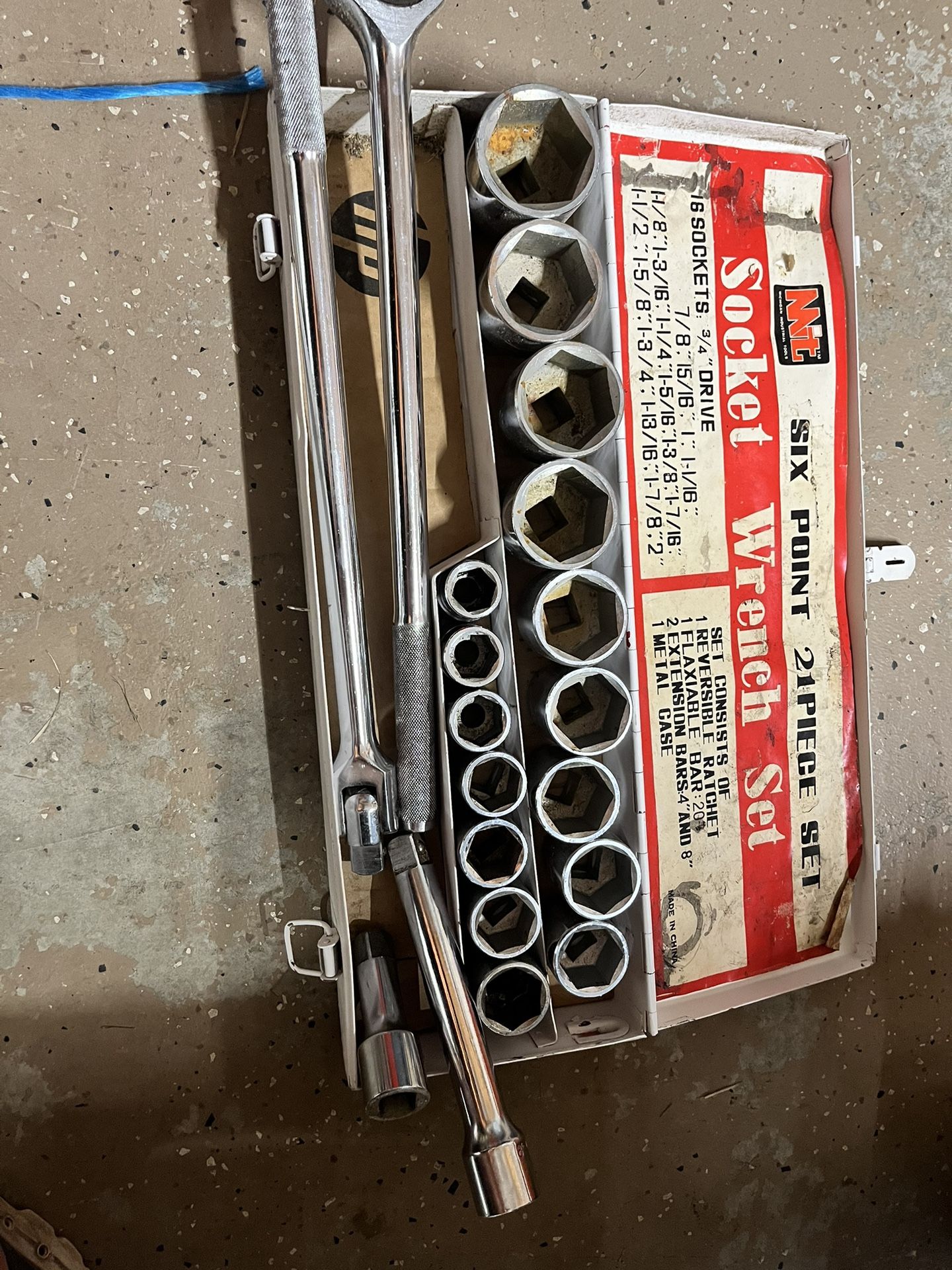 Socket Set 3/4”