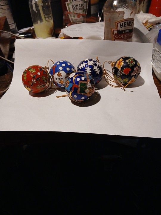 Christmas Enamel Ornamates Sold #####