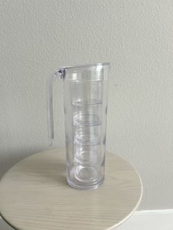 Pitcher and 4 stacking cups