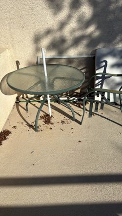 Outdoor Table, Chairs and Swing