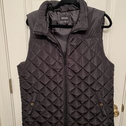 Black Puffy Vest 