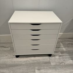 ALEX Drawer unit on casters, white, 26 3/8x26 