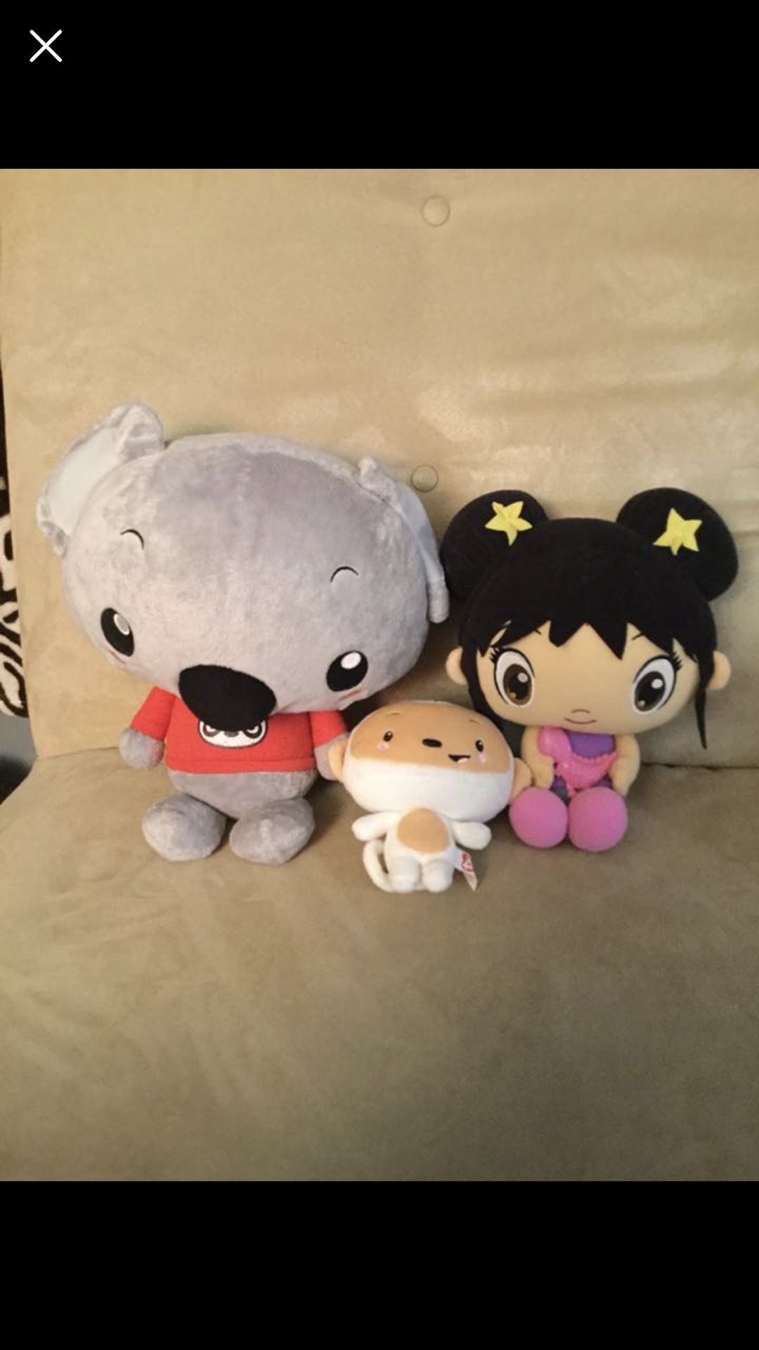 Ni Hao Kai LAN Talking Doll, Hoho and Tolee Plush