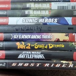 Ps2 Game Lot