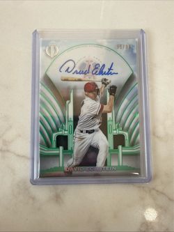 Topps 2026 Tribute David Eckstein Crest Calligraphy Auto TCC-DE /99