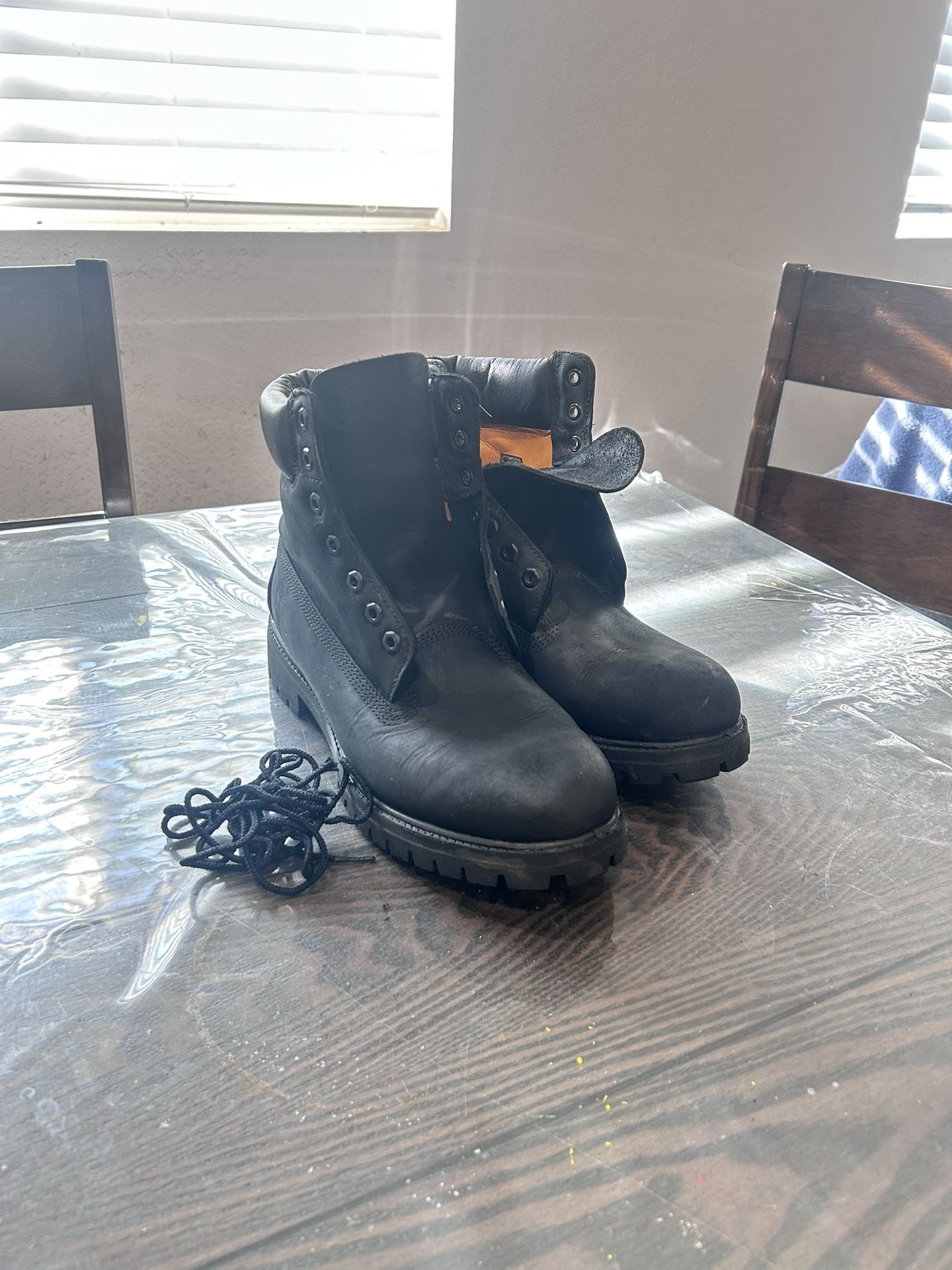 Black Timberland Boots