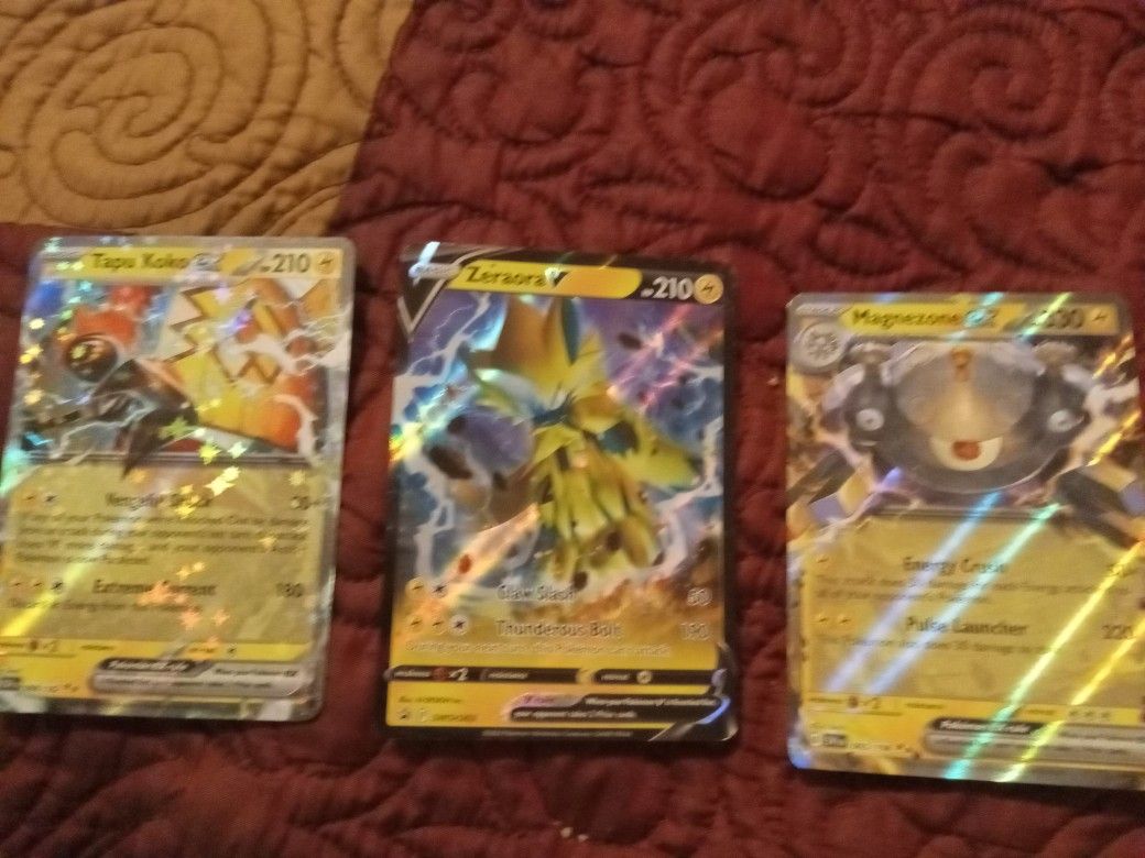 Tape Koko Ex, Zeraora V, Magnezone Ex