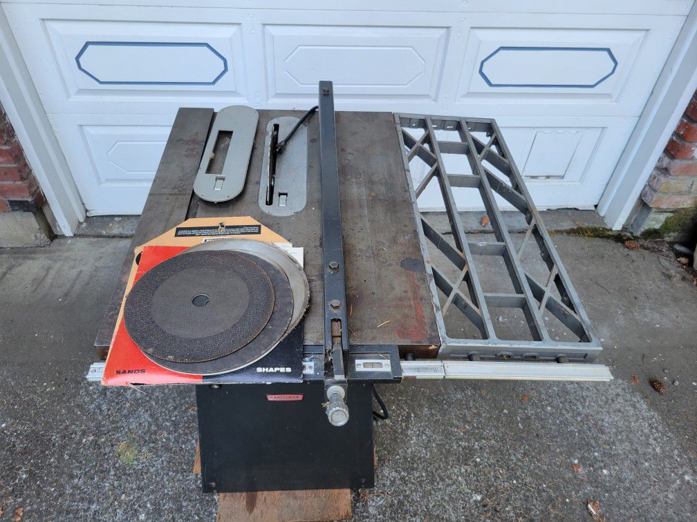 Craftsmen 10 Inch Table Saw