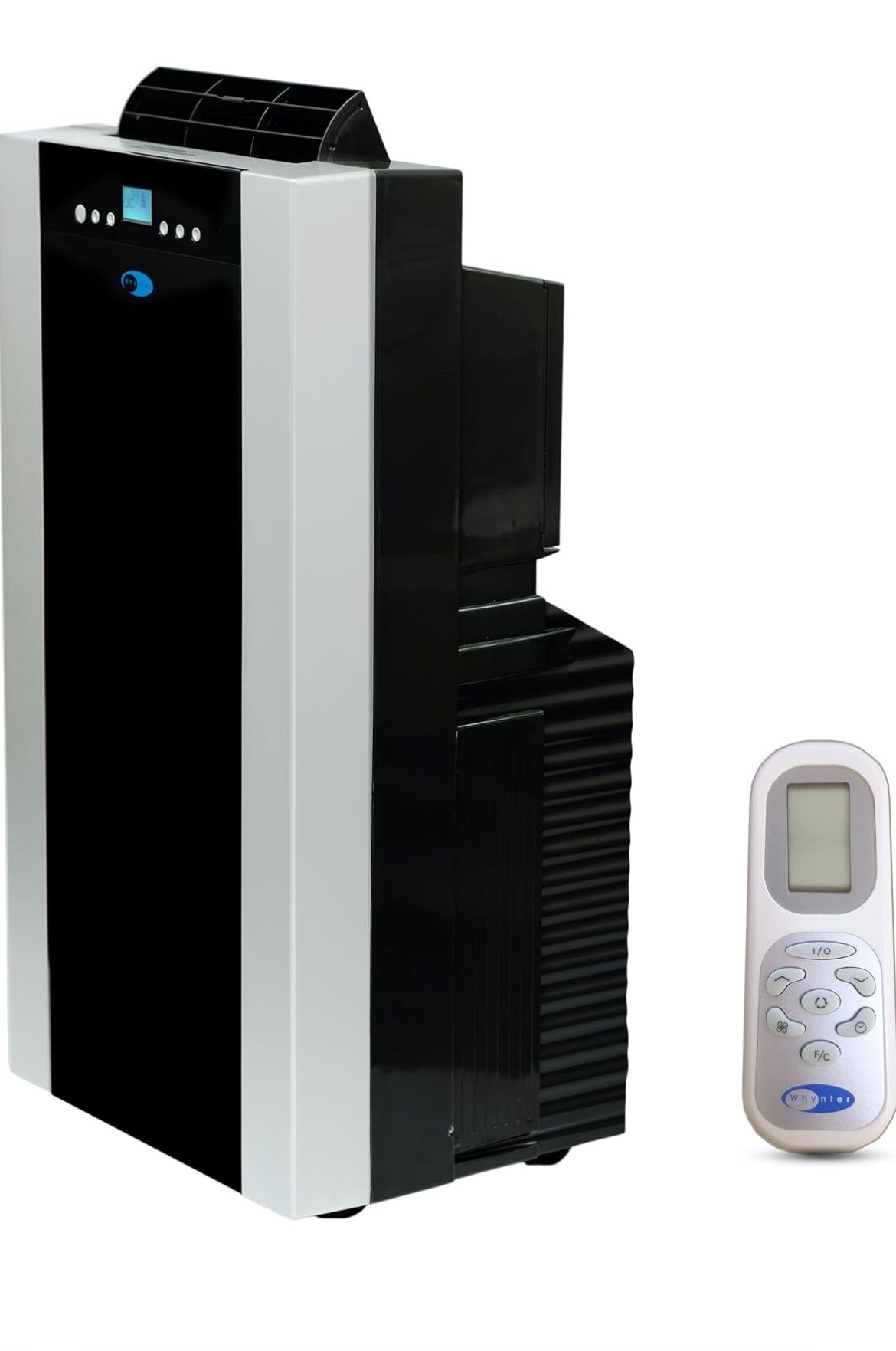 Whynter Portable Air Conditioner 14,000 BTU with Dual Hose Dehumidifier & Cooling Fan for 500 Sq Ft Rooms, Includes AC Unit Window Kit, ARC-14S (9,500