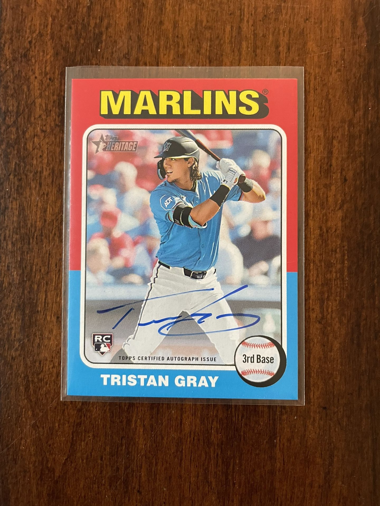 2024 Topps Heritage Tristan Gray [Real One Autograph] #ROA-TG