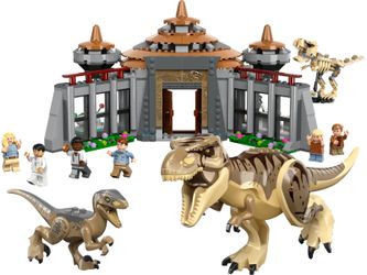 Lego Jurassic Park Visitor Center: T. rex & Raptor Attack 76961