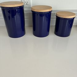 Chantal Set Of 3 Canisters 