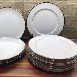 Vintage Silver Rimmed China