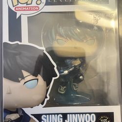 Funko Solo Leveling Sung Jinwoo Glow Chase Vinyl Figure