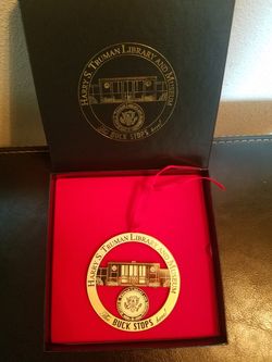 Harry ´s Truman Library AND Museum Christmas Ornement