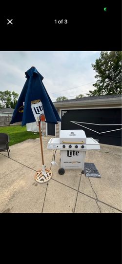 Miller lite charbroil grill