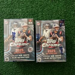 2025 Topps Chrome NFL Football Value Box