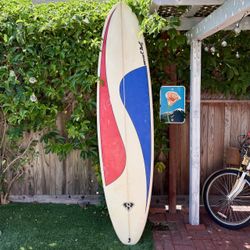 8’2 Surf Station Midlength Longboard Surfboard Surf Board Mid Length (not Channel Islands Ci Mid M23 Egg Fun Board)