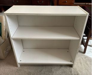 White shelf