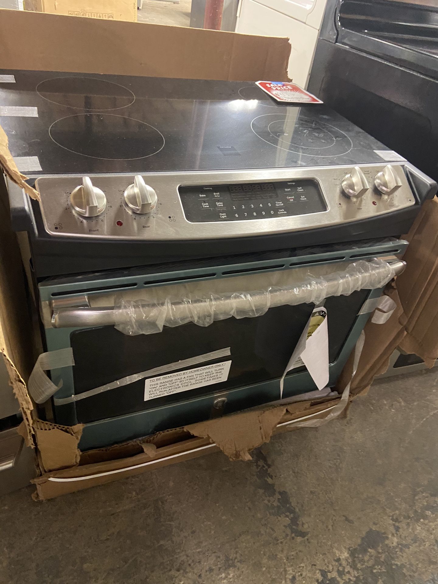 Drop in Electric Stove Stainless