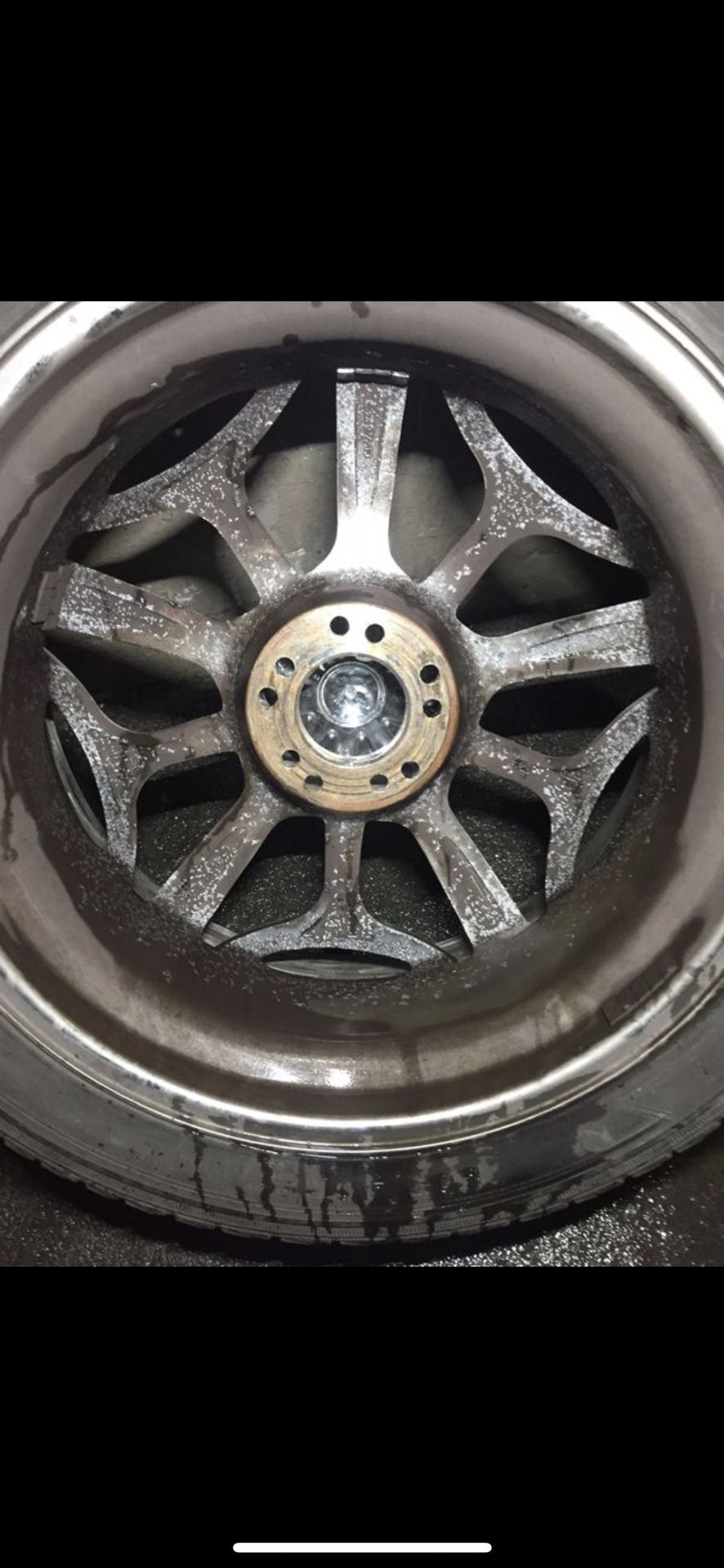 22 inch Tyfun 5 lug universal wheels for Sale in Colton, CA OfferUp