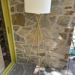 Mid Century Modern Brass Lamp 