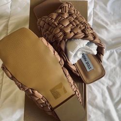 New-Steve Madden Braided Sandals 6.5-size