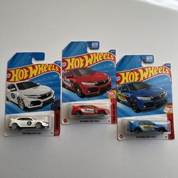 Hot Wheels Honda Civic Type R Bundle – Brand New | 3 Cars
