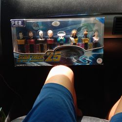 star trek 25th anniversary pez collectable
