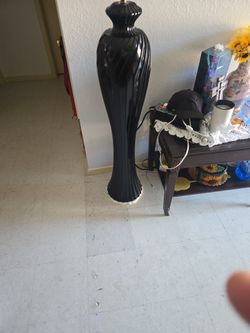 Ceramic Tall Lamp