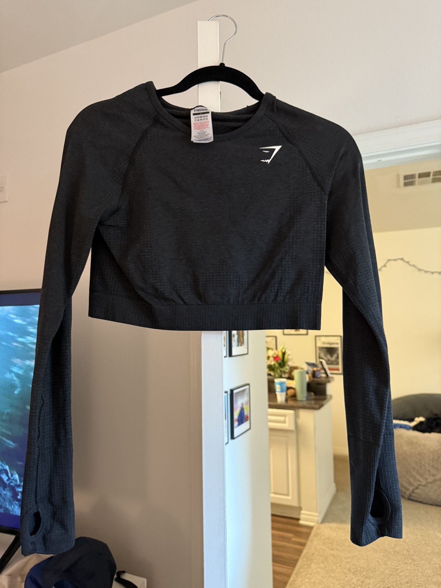 Gymshark Long Sleeve Crop Top