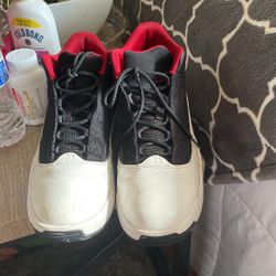 Men’s Jordans Size 10 1/2 Black And Red