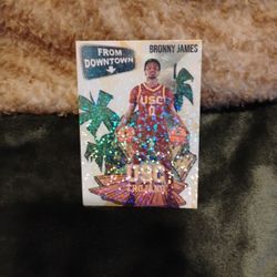 CUSTOM BRONNY JAMES  2023 DOWNTOWN TRADING CARD