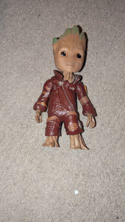 Plastic action figure, Marvel Guardians of the Galaxy Vol. 2 Baby Groot Ravager Outfit 10-inch figure