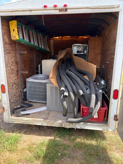 Trailer load of HVAC Equipment
