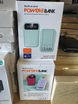 Power Bank with Cables Wholesale only